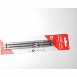 DRILLFORCE S2 CV Steel 5pcs Screwdriver Bits Set, Philips,(2pcs 2 inch ,2pcs 4 inch, 1pc 6 inch)