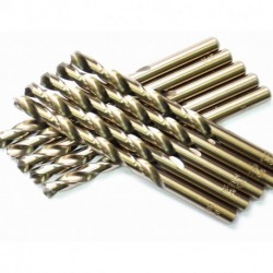 1/16 inch to 1/2 inch, HSS Cobalt Twist Drill Bits, Pack of 10, Please Choose the Size you Want.