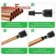 Drillforce Swaging Tool Drill Bits Set Imperial Tube Pipe Expander Air Conditioner Flaring Reamer 7/8" 3/4" 5/8" 1/2" 3/8" 1/4"